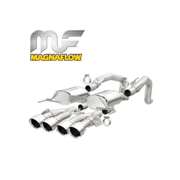 Corvette Stingray Exhaust System Magnaflow Axle Back Performance Exhaust System Street Series Lg Motorsports